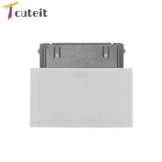 Tcuteit อะแดปเตอร์ชาร์จ Micro USB ตัวเมีย เป็นตัวผู้ สําหรับ Apple Iphone 30 Pin iPhone4 4S 3G 3GS