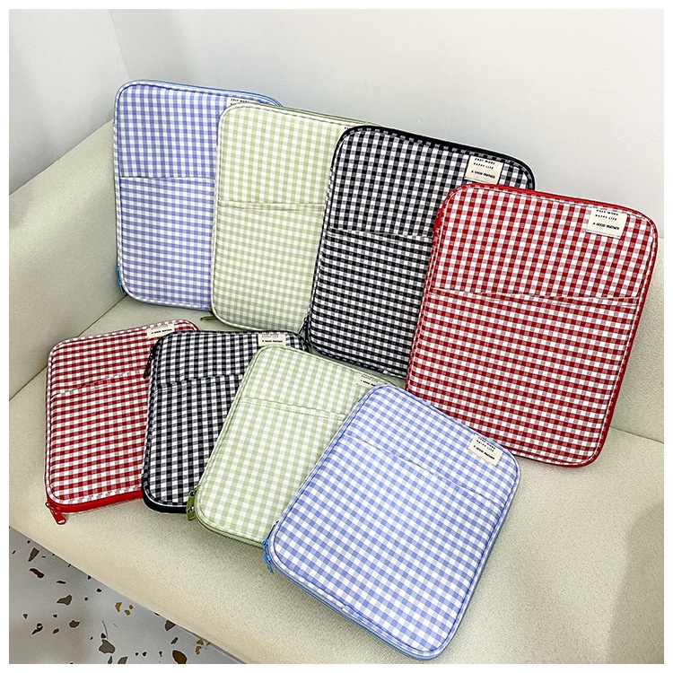 กระเป๋าสำหรับไอแพด Air5 Air4 Pro11 10.9 Gen8 Gen9 10.5 9.7 เคสสำหรับไอแพด soft case กระเป๋าtablet ลายสก๊อด