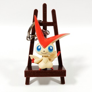 🇯🇵 Model Figure Pokemon Victini Keychain พวงกุญแจ โมเดล ฟิกเกอร์ วิคตินี่ โปเกมอน ของแท้ญี่ปุ่น Nintendo