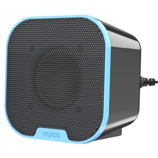 SPEAKER (ลำโพง) RAPOO A60 COMPACT STEREO SPEAKER (BLACK) (#WTG3572209011432)