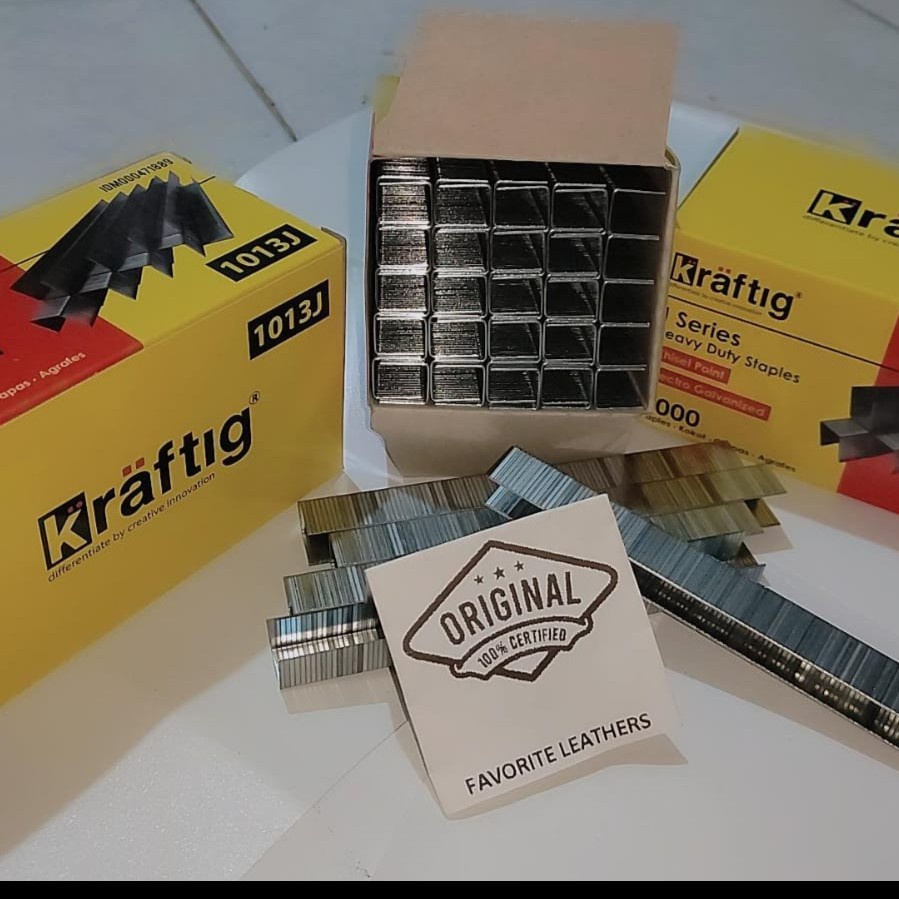 RK ลวดเย็บกระดาษเนื้อหา 1013J 1013R 10/13J 10/13R 10/13 RJ ยี่ห้อ Kraftig