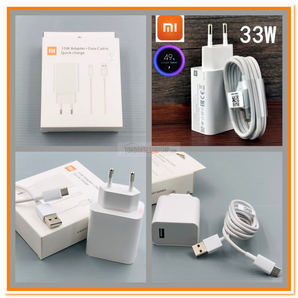 เครื่องชาร์จ Xiaomi Type C 33W Xiaomi Mi Turbo Fast Charging Type C 33W Charger