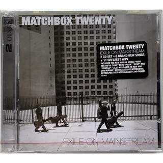 2CD 2ซีดีเพลง Matchbox Twenty อัลบั้ม Exile On Mainstream รวมครบทุกเพลงฮิต 11 เพลง + เพลงใหม่ 6 เพลง ลิขสิทธิ์ ซีล