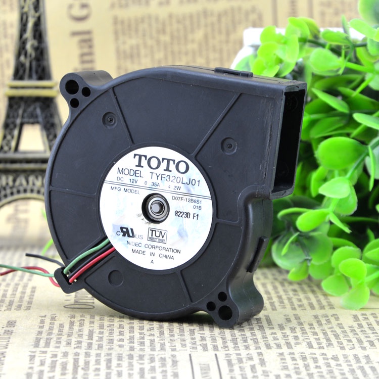 SZ JAPAN TOTO 7520 BLOWER TYF320LJ01 12V 0.35A BALL TURBINE