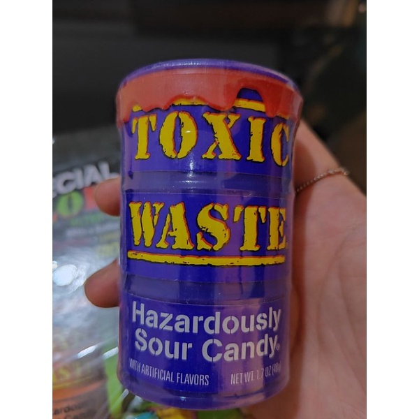 พร้อม​ส่ง ขนม​USA Toxic waste drum sour
