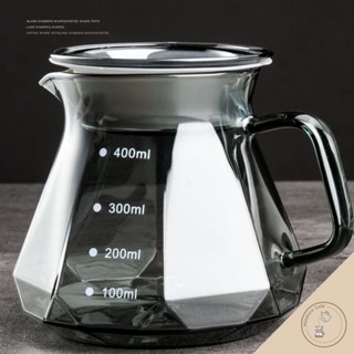 Coffee Server Diamond เหยือกดริปกาแฟ เหยือกเสิร์ฟกาแฟทรงเพชร 400ml/600ml