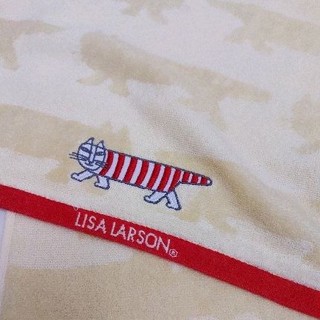 ผ้าขนหนูเช็ดหน้า ลายแมว Lisa Larson