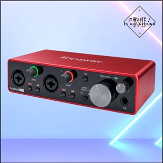 Audio Interface Focusrite Scarlett Solo Studio Gen 3 อุปกรณ์บันทึกเสียงในสตูดิโอ