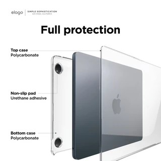 elago Ultra Slim Hard Case for MacBook Air 13" 15" M1 M2 M3 M4 M5 เคสใสบางเบาที่สุด
