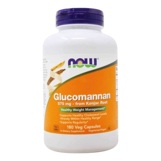 NOW Foods, Glucomannan, 575 mg, 180 Veg Capsules