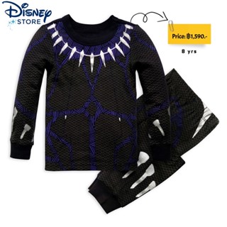 ชุดนอนแขนขายาว Black Panther Costume PJ PALS for Boys ไซส์ 8 จาก Disneystore อเมริกา