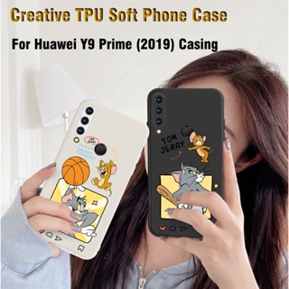 เคสโทรศัพท์มือถือ TPU แบบนิ่ม ลายการ์ตูน Tom and Jery สําหรับ Huawei Y7A Y6P Y9 Prime 2019 Y6 Pro 2019 Y7 Prime 2019