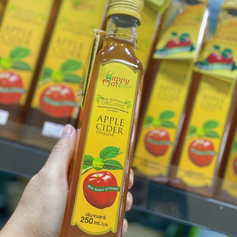 แอปเปิ้ลไซเดอร์ 250 ml Happy Mate #Apple Cider Vinegar
