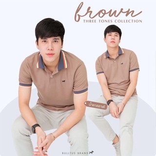 เสื้อโปโล สีน้ำตาลอ่อน  Latte Brown color