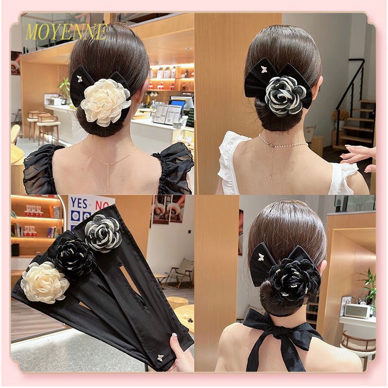 【ส่งจากกรุงเทพ】เครื่องประดับผมเกาหลี ยางรัดผม ลายดอกไม้ เครื่องประดับ สําหรับผู้หญิง