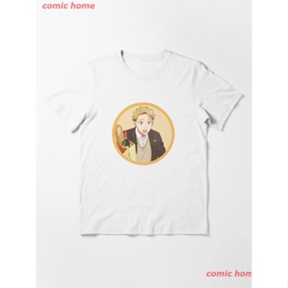 2022 Spy X Family Loid Funny Essential T-Shirt เสื้อยืดพิมพ์ลาย เสื้อยืดอะนิเมะ คอกลม cotton แฟชั่น Unisex