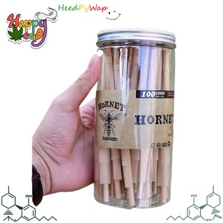 Hornet 100 Cones / Jar มีสี น้ำตาล ขาว กระดาษ Hornet rolling