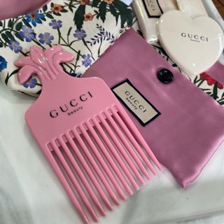 Gucci Beauty Comb &amp; Floral Pouch Case ร้านนี้ไม่ขายของปลอม🌺💐🌼