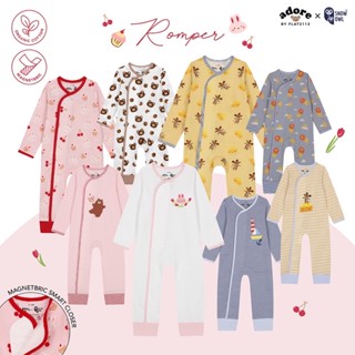 ADORE x SNOW OWL ชุดรอมเปอร์ Baby Romper  0-6 เดือน ชุดนอนเด็กแขนยาว เด็กอ่อน เด็กแรกเกิด