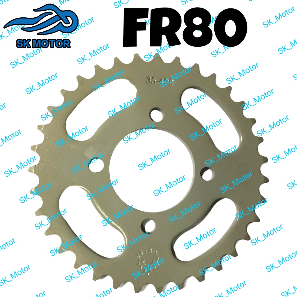 (420) 28T~38T Suzuki FR70 / FR80 FR 80 / RV50 / K50 / FR50 สเตอร์หลัง Spoket Belakang