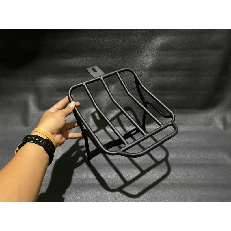 Backrack vespa px ps Exclusive Rear Rack Etc ล่าสุด Simple รุ่น Good Minimalist เคลือบสีดํา ขายส่งและขายปลีก