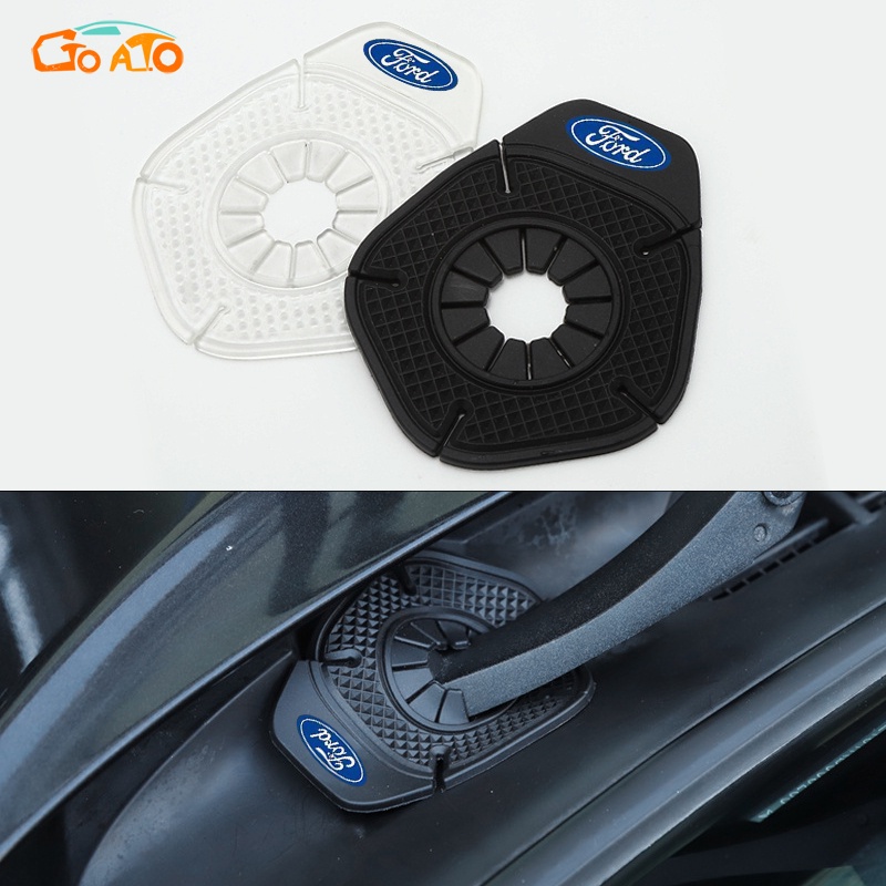 GTIOATO ฝาครอบซิลิโคนป้องกันก้านปัดน้ําฝนรถยนต์ สําหรับ Ford Ranger Fiesta Everest Ecosport Transit Focus Explorer Mustang Mondeo Territory