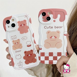 เคสโทรศัพท์มือถือ แบบนิ่ม ลายการ์ตูนหมี กันกระแทก สําหรับ Redmi 10 9C NFC 9T 9A 9 10A Redmi Note8 Note 10 Pro Max Plus Note 11 Note11s Note10s Note9 Note 10