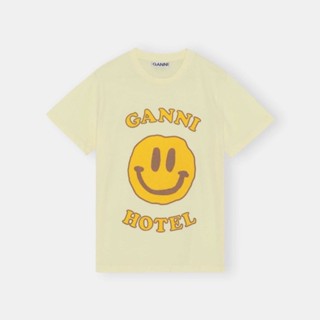 ✨[พร้อมส่ง] GANNI | Hotel T-Shirt ของแท้ 100%