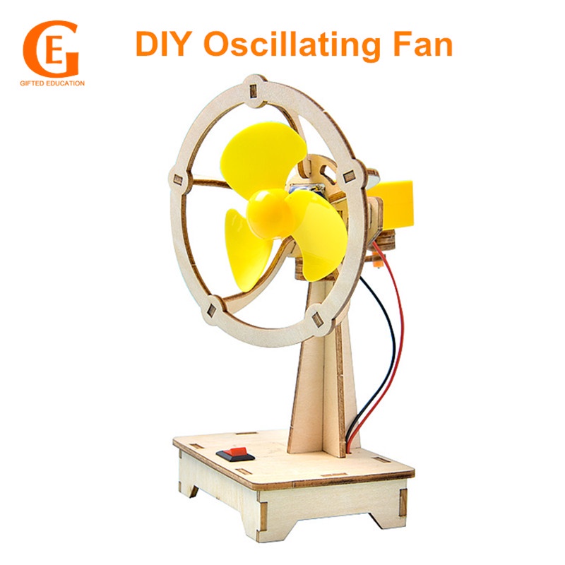 พัดไม้ไฟฟ้า DIY ของเล่นเสริมการเรียนรู้วิทยาศาสตร์ สําหรับเด็กนักเรียน