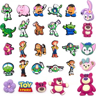 Toy Story Jibbitz ตัวติดรองเท้าแตะ Crocs ลายการ์ตูน ของขวัญสําหรับเด็ก DIY