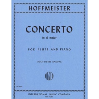 (Flute)HOFFMEISTER, Franz Anton Concerto No. 8 in G major (RAMPAL, Jean-Pierre) (IMC3087)