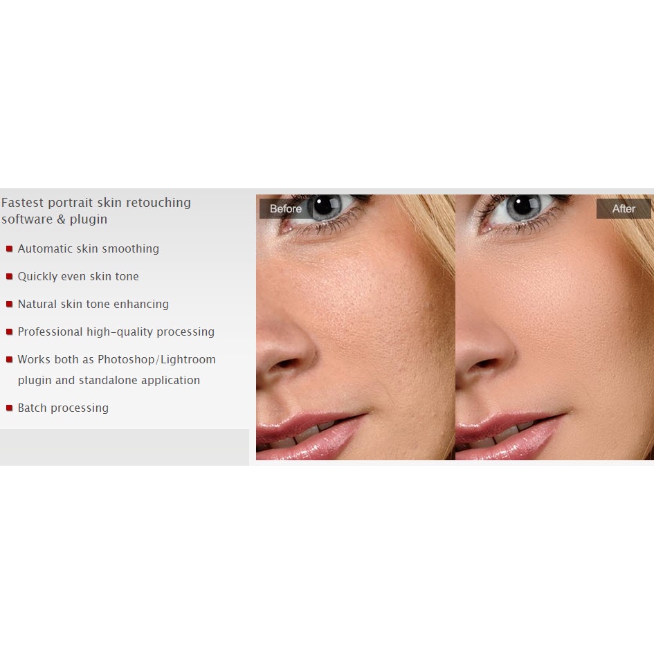 SkinFiner 5 Photo Portrait skin Retouch Software windows #1