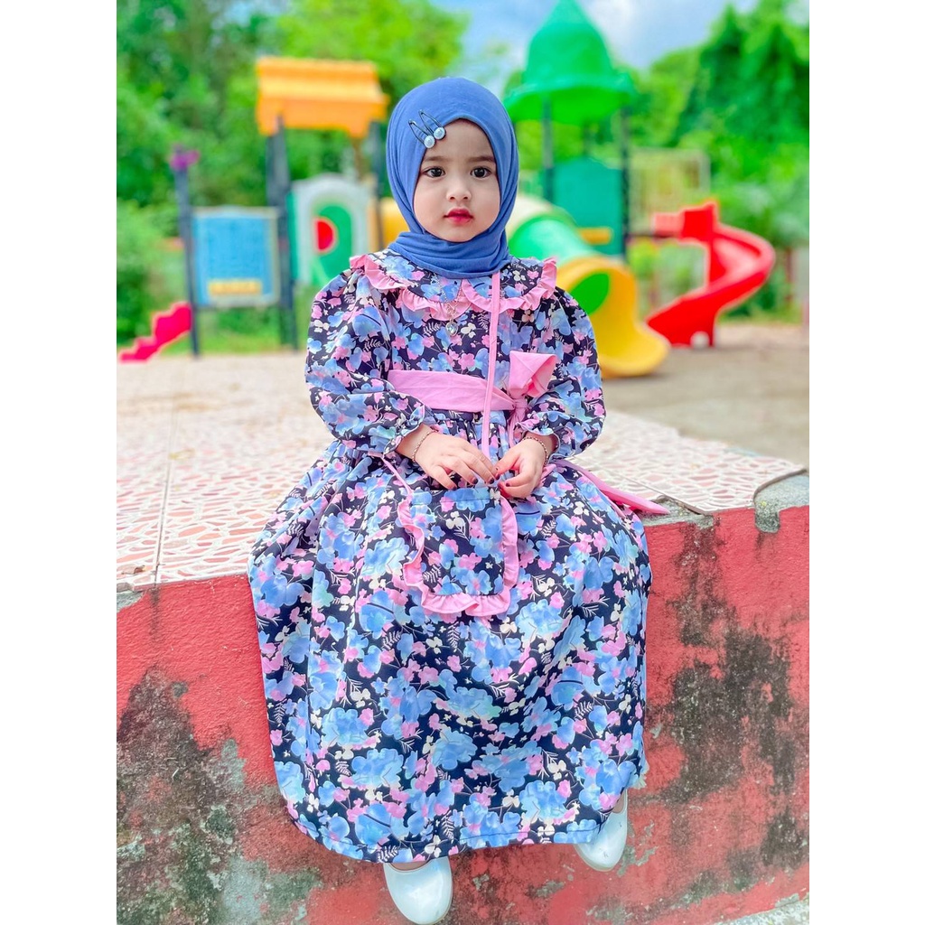 เดรสเด็ก ชุดเด็กผู้หญิง ชุดเด็กอิสลาม Muslim kids dress