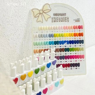 [พร้อมส่งจากไทย] เซตสีเจลมาการอง 58 สี พร้อมชาร์ทโชว์ l สีเจลยกชาจ ยกเซต สีเจลยกชุด