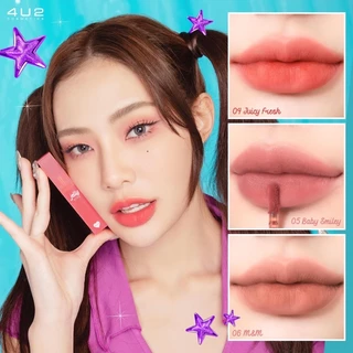 🔥Exp8/2026🔥4U2 JELLY TINT ลิปทินท์เนื้อเยลลี่ปากนุ่ม