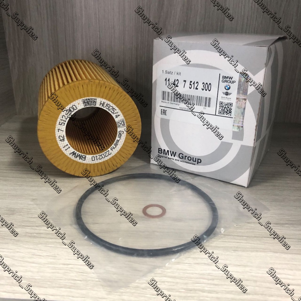 (11427512300) กรองน้ํามันเครื่อง BMW M52 M54 M56 ENGINE E36 E46 E39 E60