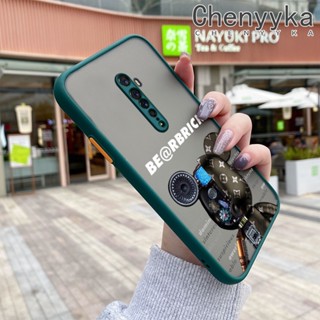 เคสโทรศัพท์มือถือแบบนิ่ม ใส กันกระแทก ลายหมีกลไก แฟชั่น สําหรับ OPPO Reno 2 Reno 2F Reno 2Z