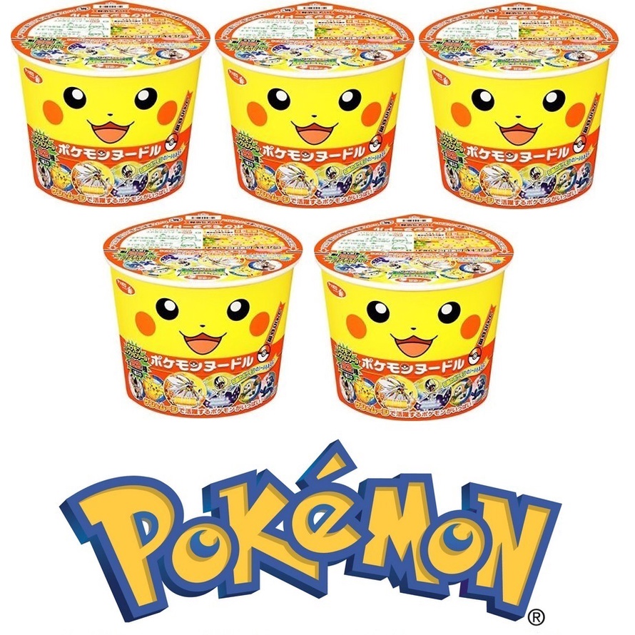 Sapporo Ichiban Pokemon soy sauce ramen x5ea DIRECT EXPORT FROM JAPAN!