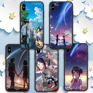 เคสโทรศัพท์มือถือ ซิลิโคนนิ่ม ลาย your name สําหรับ iphone 11 12 13 Pro Max Mini 96HNH