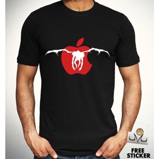 เสื้อผ้าผชLsmtx1 เสื้อยืดแขนสั้น พิมพ์ลายอนิเมะ Death Note Ryuk Apple Parody Kira Light พลัสไซซ์ สําหรับผู้ชายS-5XL