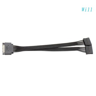 Will Sata Power Y อะแดปเตอร์แยกสายเคเบิ้ล สําหรับ M/F Serial ATA