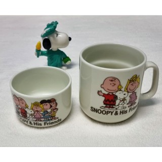 ถ้วยแก้วเซรามิคsnoopy&amp;hisfriends