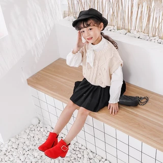 ส่งจากไทย🎊รองเท้าบูทเด็กส้นสูง (อ่านรายละเอียดก่อนสั่ง) พร้อมส่ง #บูทกำมาหยี่