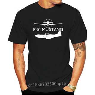 เสื้อคู่รัก 2019 ผู้ชายเสื้อยืดแฟชั่นเสื้อเบสบอลทีอเมริกาเหนือ P-51 MUSTANG เครื่องบิน P 51 สติ๊กเกอร์รุ่นชุด USAF เครื่