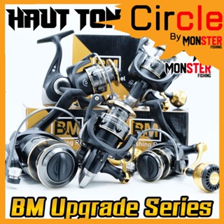 รอกสปิ้น รอกตกปลา BM Upgrade Series By HAUT TON (รอบ 5.2:1 เบรค 10kg.) แขนและน๊อปแต่ง