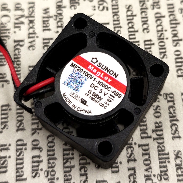 YY 2010 MF20100V1-1000C-A99 5V 0.88W 2 CM AXIAL FLOW