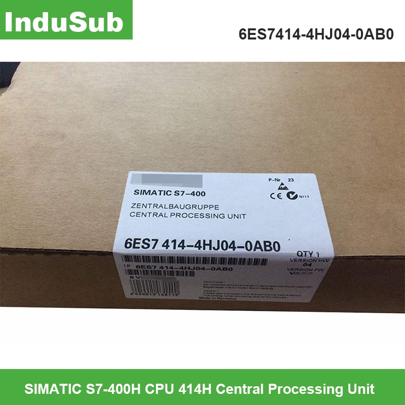 ใหม่ 6ES7414-4HJ04-AB0 SIMATIC S7-400H, CPU 414H Central Processing Unit 6ES7 414-4HJ04-09AB0