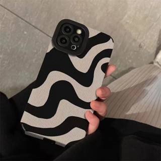 เคสโทรศัพท์มือถือ tpu แบบนิ่ม ลาย Zigzag สําหรับ iPhone 14 14promax 11 11PROMAX 12 12PRO 12PROMAX 13 13pro 13promax 14pro