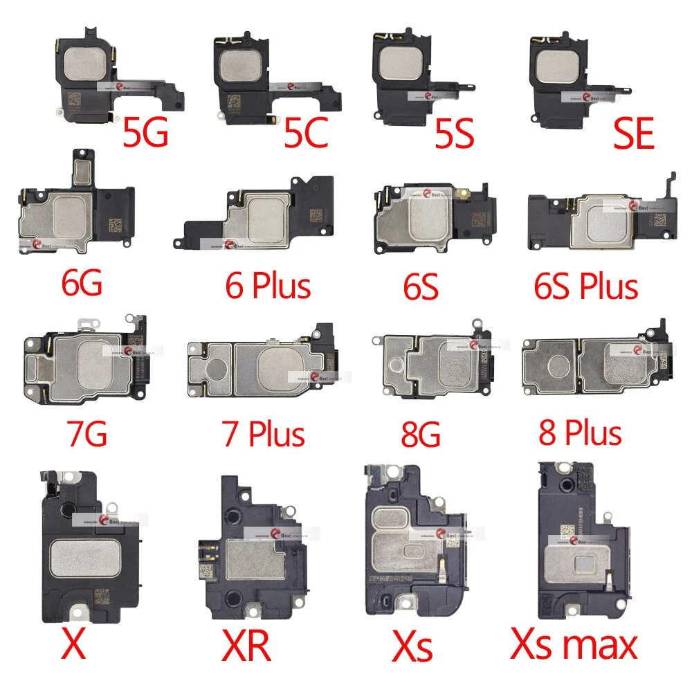 สายแพลําโพงบัซเซอร์ สําหรับ iPhone X XR Xs Max 6 6s 7 Plus