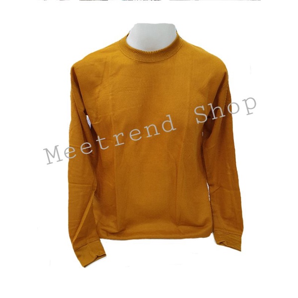 เสื้อคนงาน แขนยาว คอกลม สีครบ #1